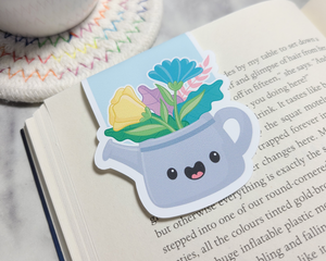 Flower Can Magnetic Bookmark