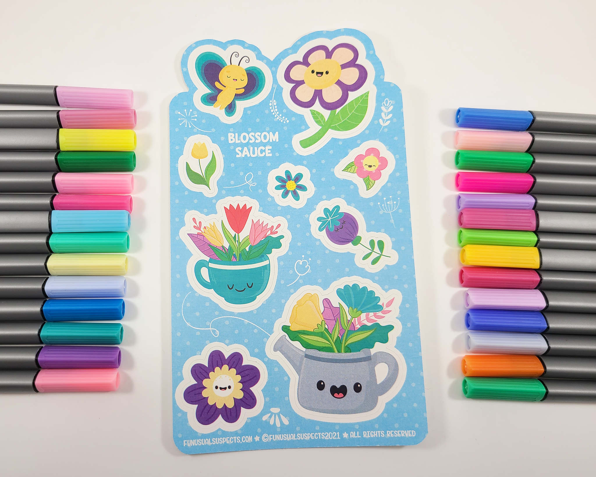 Flowers Sticker Sheet