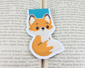 Fox Sitting Magnetic Bookmark