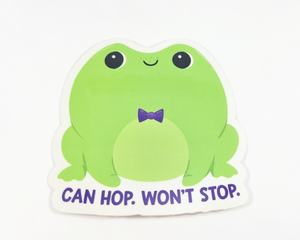 Frog Hop Sticker