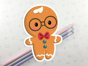 Gingerbread Boy Sticker