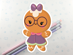 Gingerbread Girl Sticker