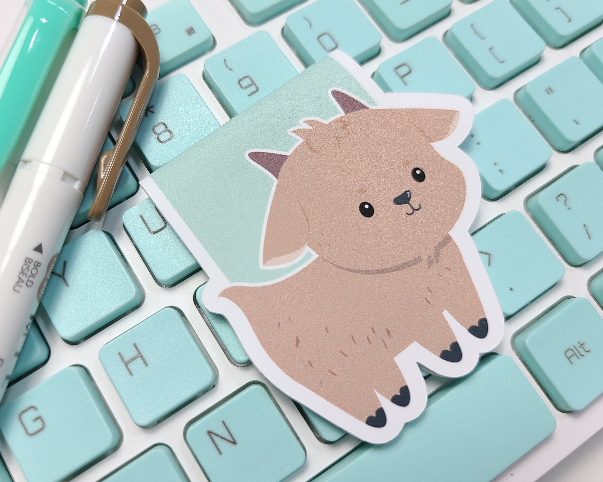 Goat Magnetic Bookmark