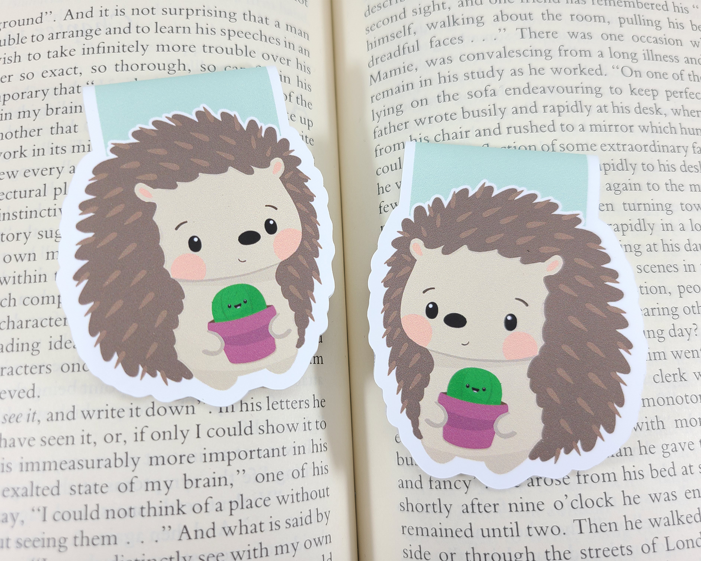 Hedgehog Magnetic Bookmark