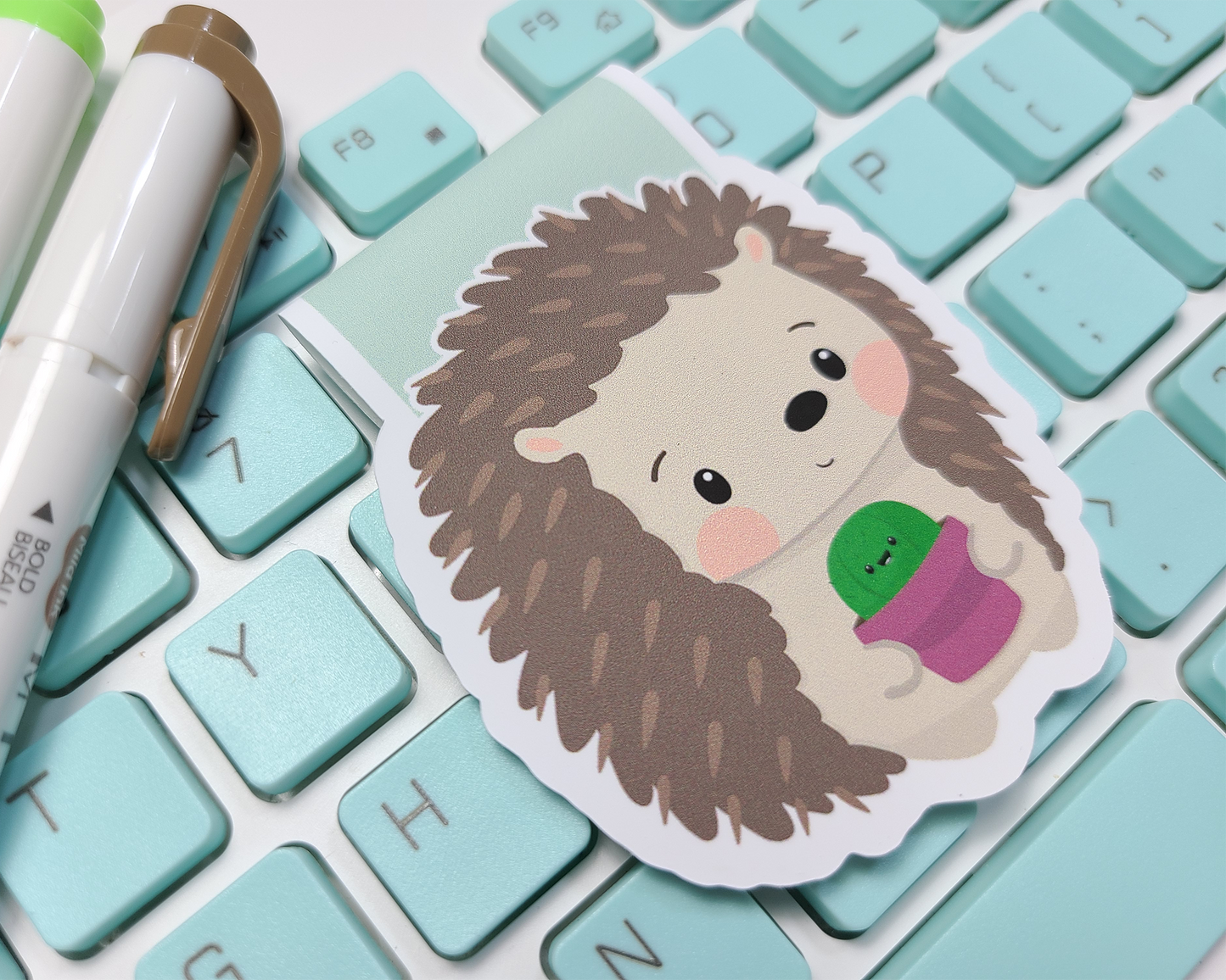 Hedgehog Magnetic Bookmark