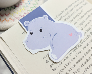 Hippo Magnetic Bookmark