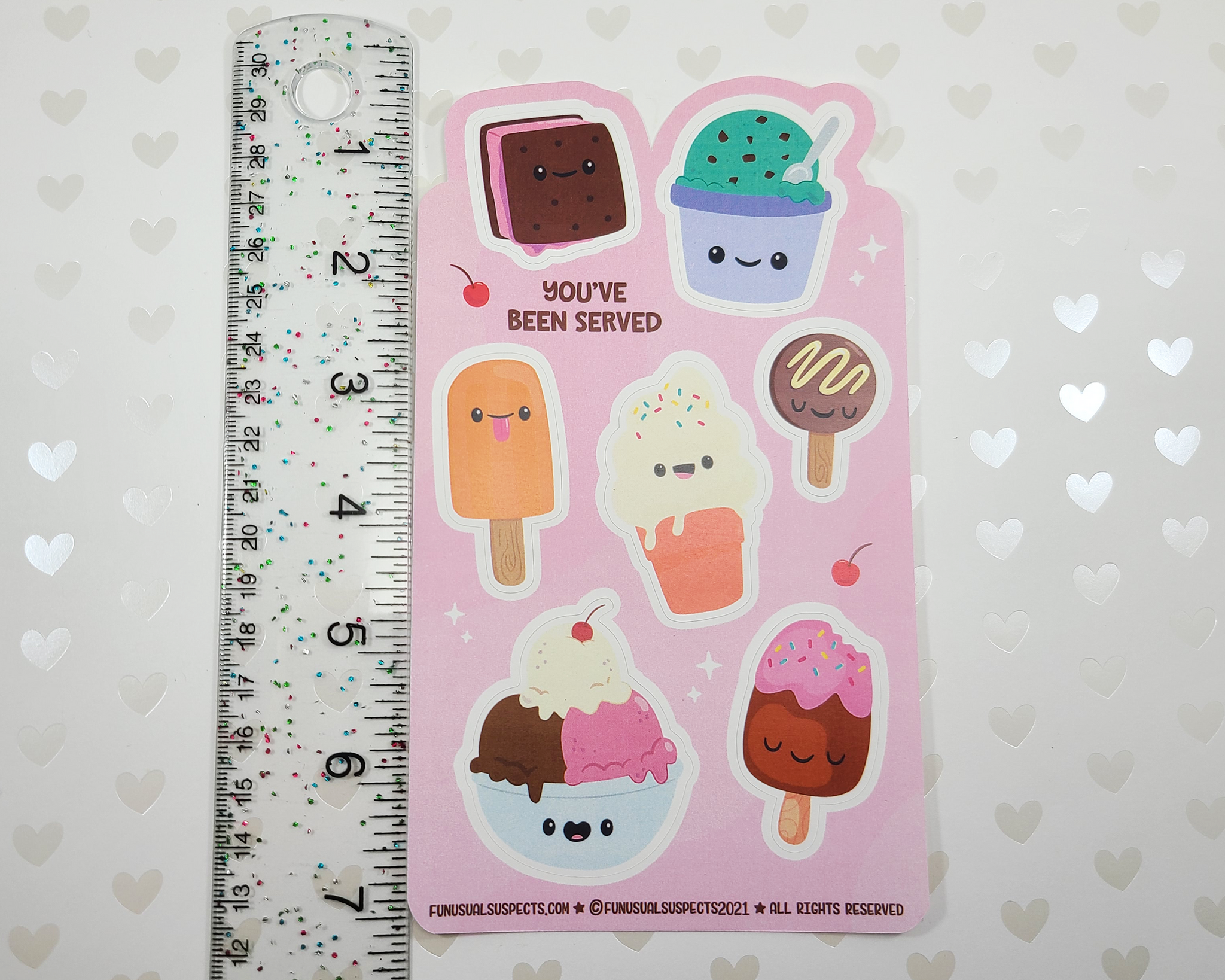 Ice Cream Sticker Sheet