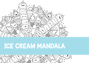 Ice Cream Coloring Page