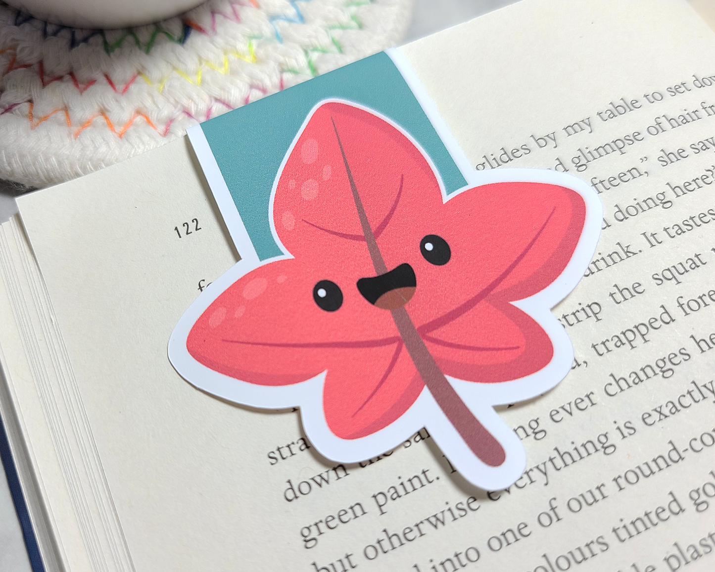 Maple Leaf Magnetic Bookmark