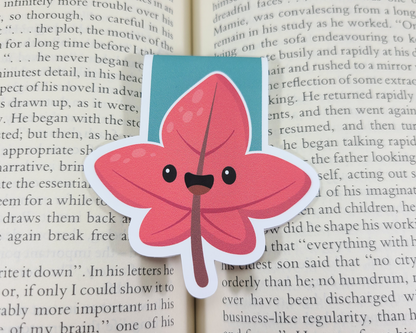 Maple Leaf Magnetic Bookmark