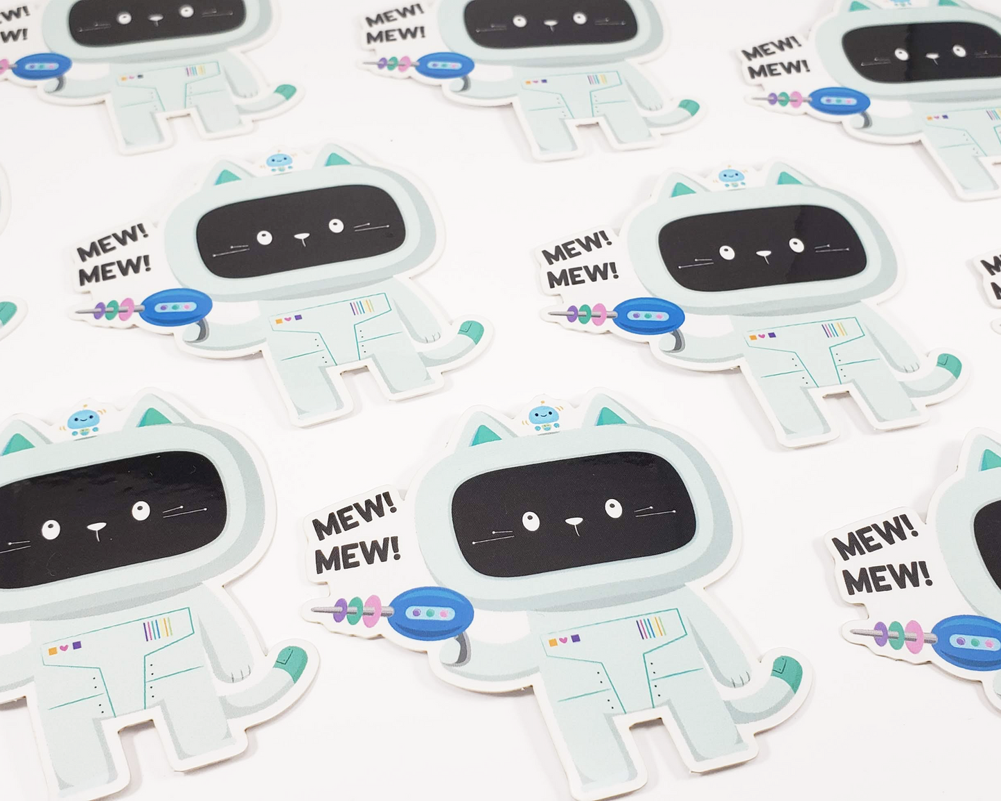 Cat Robot Sticker