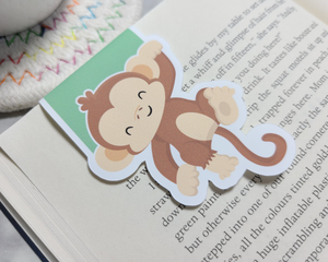 Monkey Magnetic Bookmark