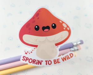Mushroom Sporin' Sticker
