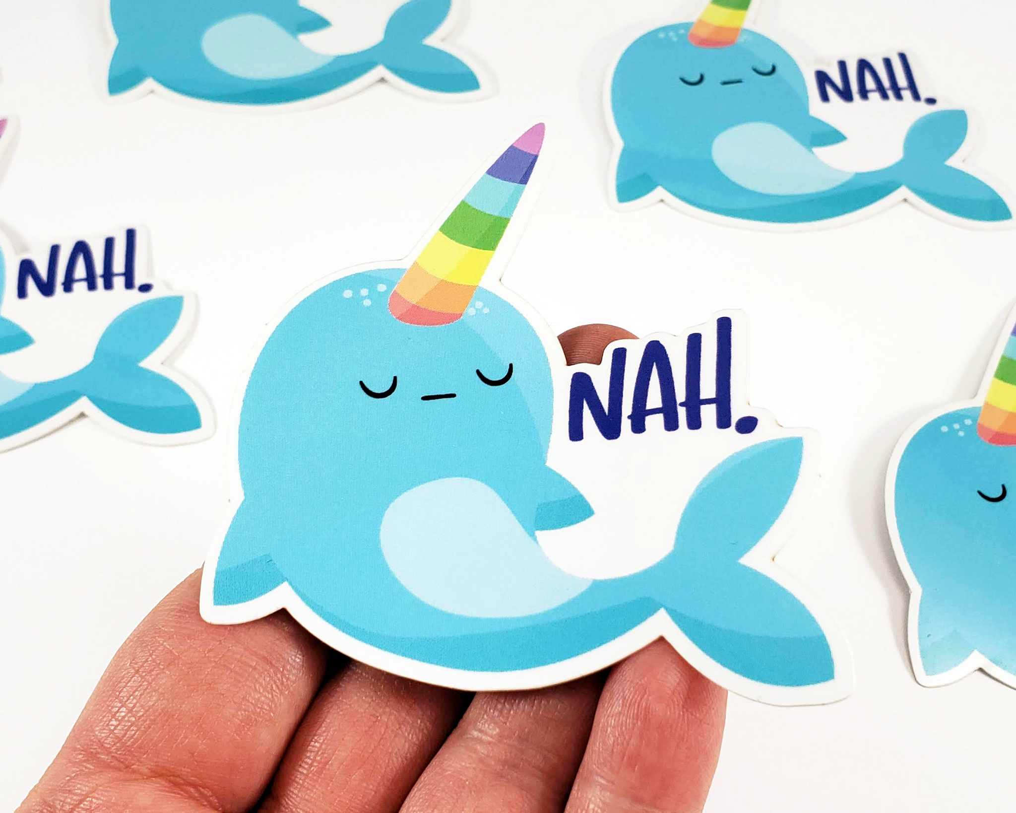 Narwhal Nah Sticker