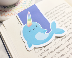 Narwhal Magnetic Bookmark