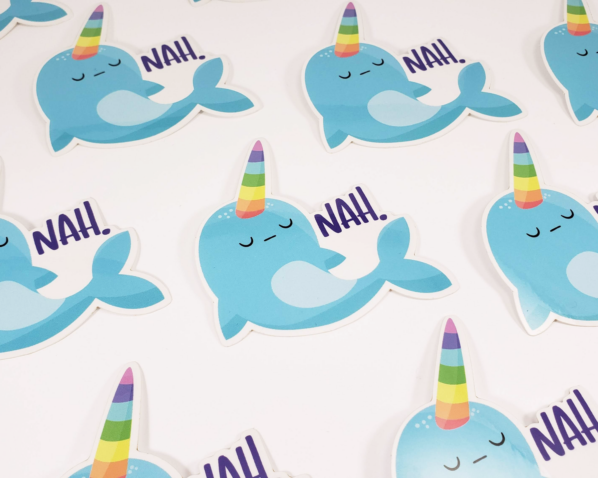 Narwhal Nah Sticker