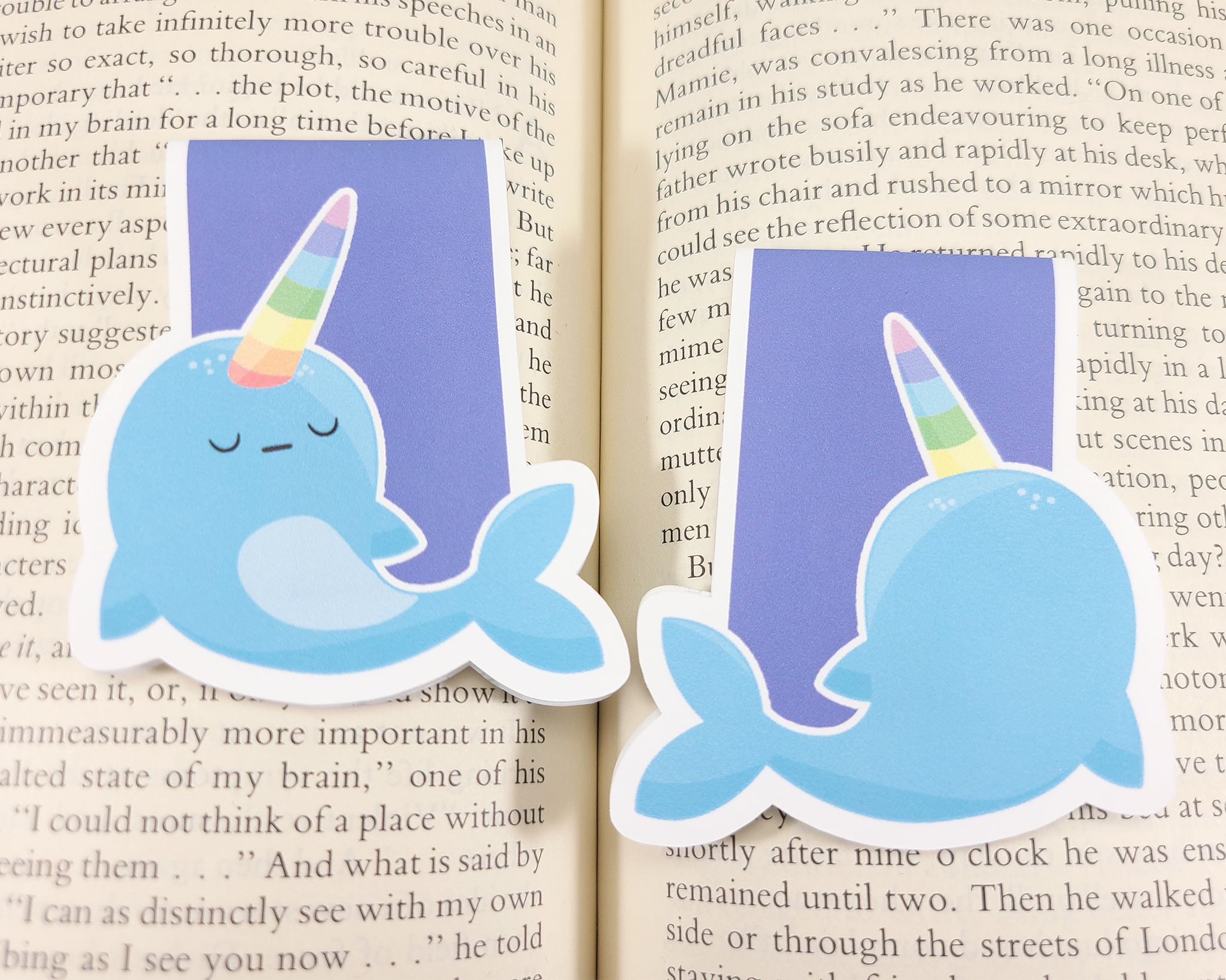 Narwhal Magnetic Bookmark