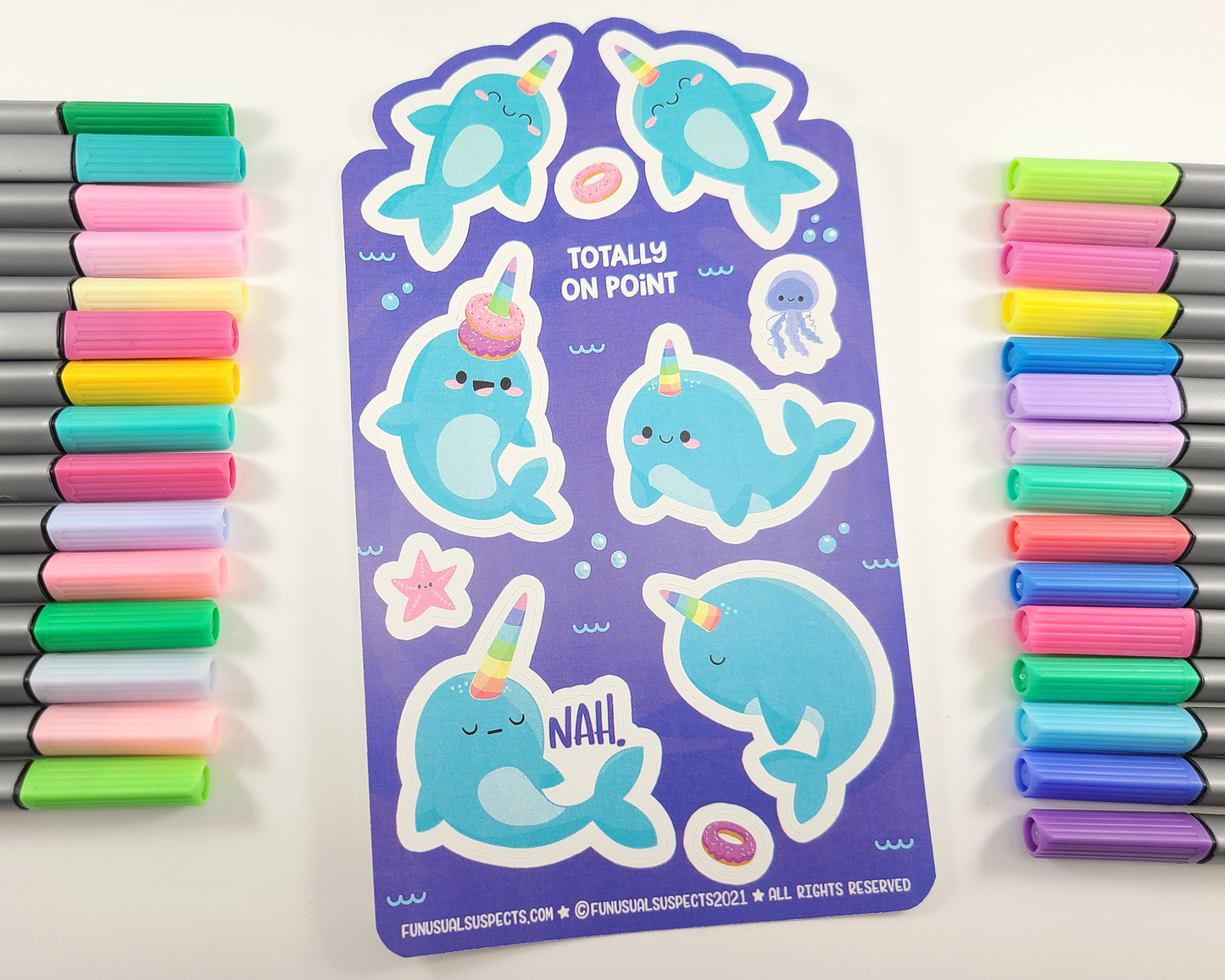 Narwhal Sticker Sheet