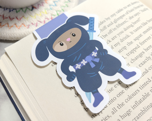 Ninja Dog Magnetic Bookmark