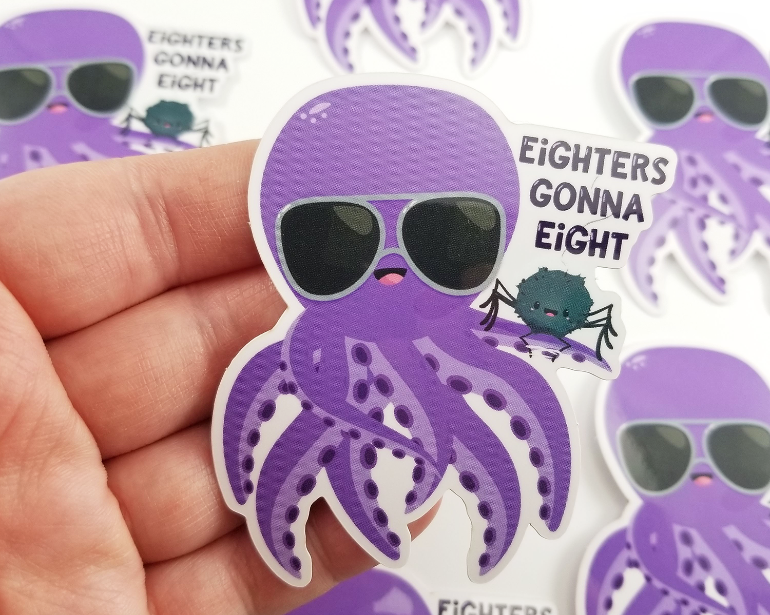 Octopus & Spider Sticker