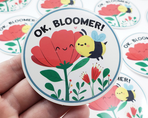 Bee Ok Bloomer Sticker