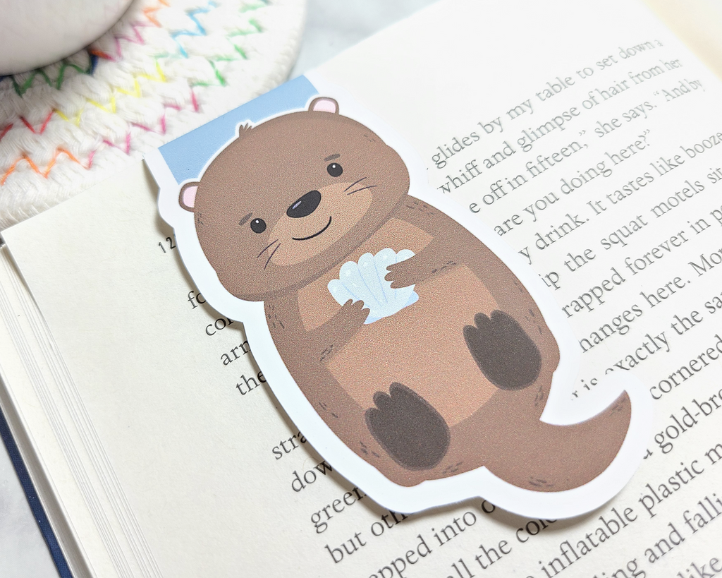 Otter Magnetic Bookmark