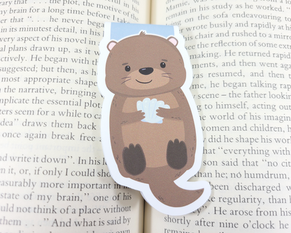 Otter Magnetic Bookmark
