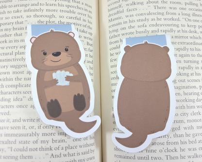 Otter Magnetic Bookmark