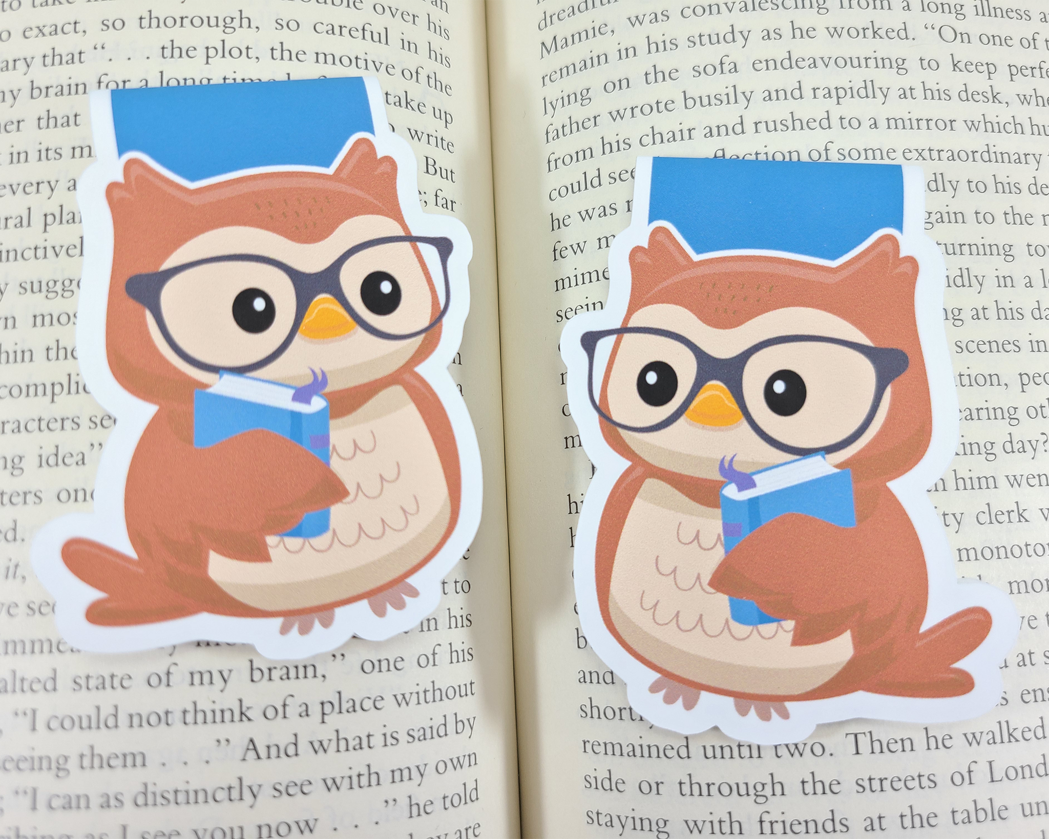 Owl Magnetic Bookmark