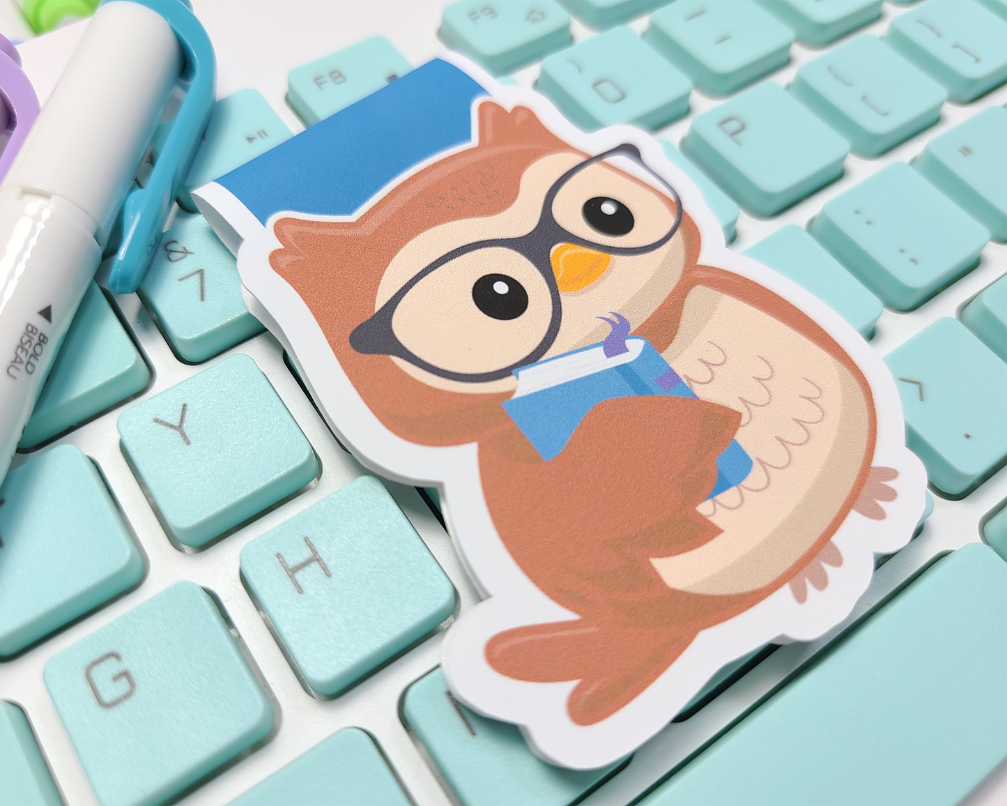 Owl Magnetic Bookmark