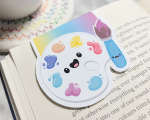 Paint Palette Magnetic Bookmark