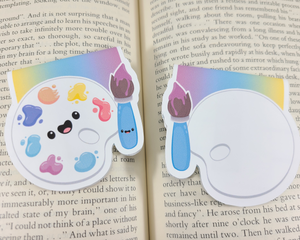 Paint Palette Magnetic Bookmark