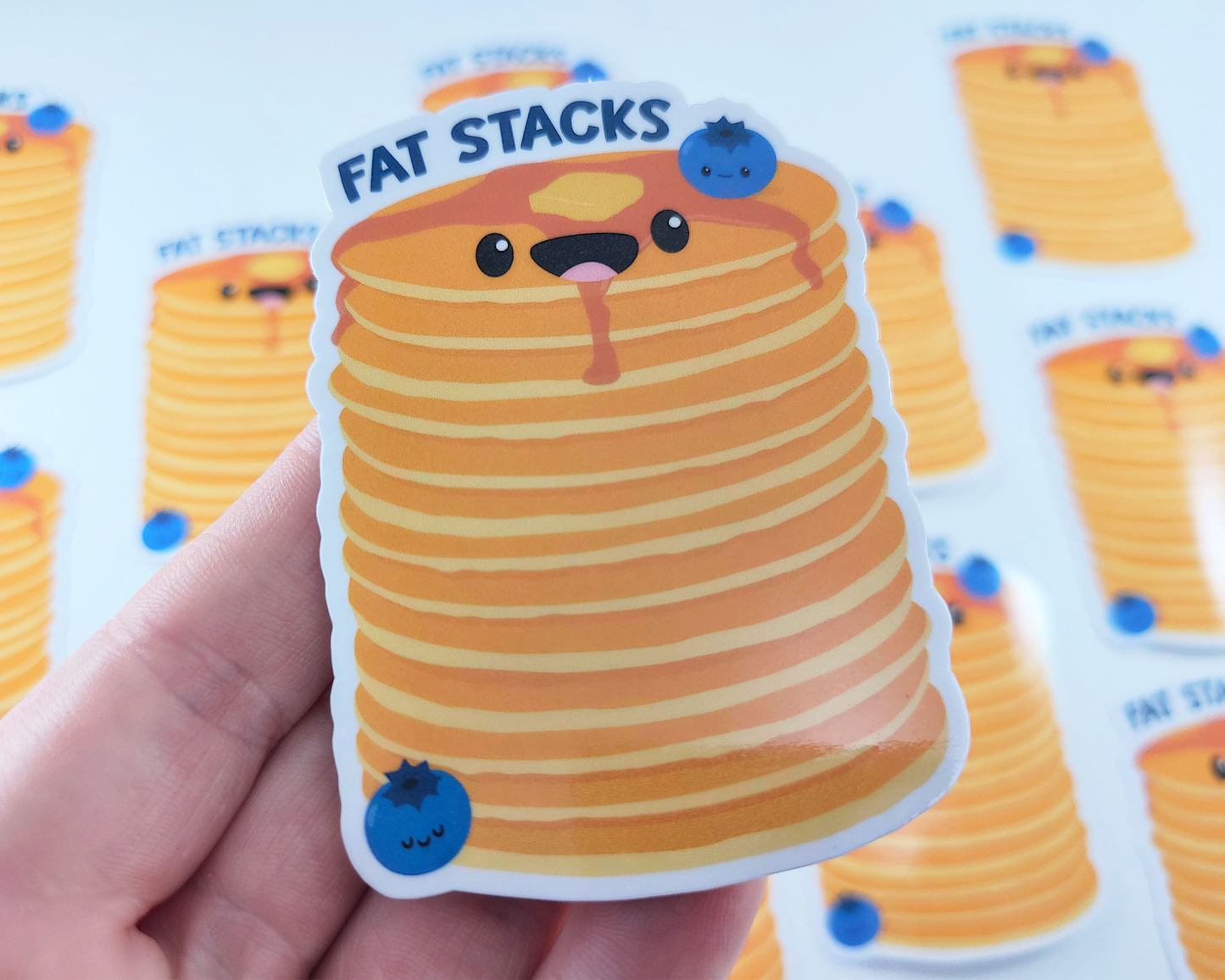 Pancakes Fat Stacks Sticker