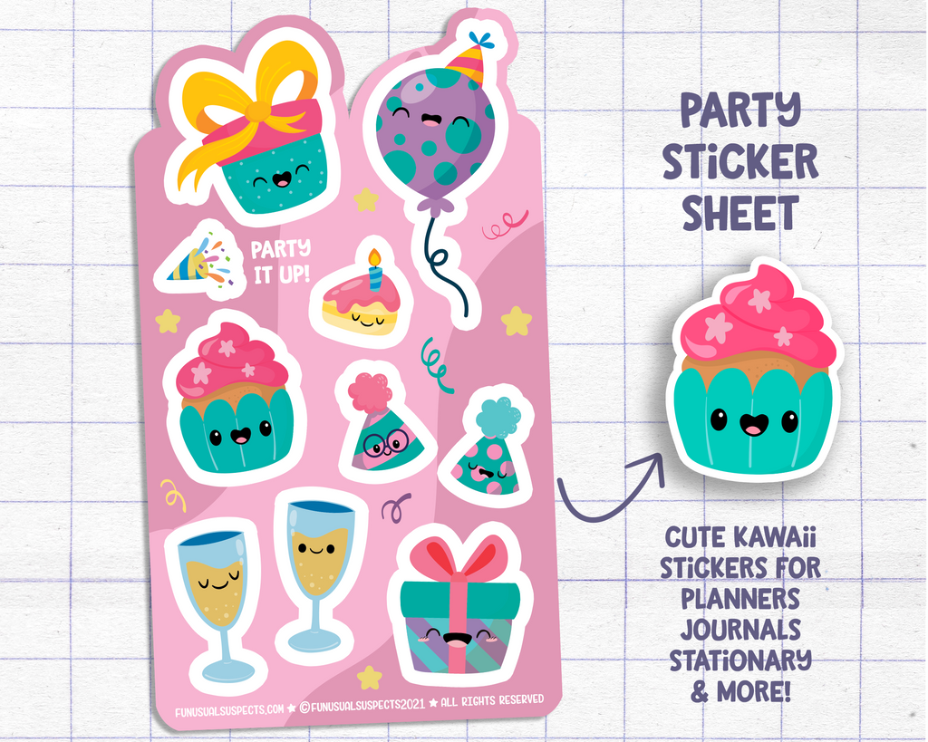 Party Sticker Sheet