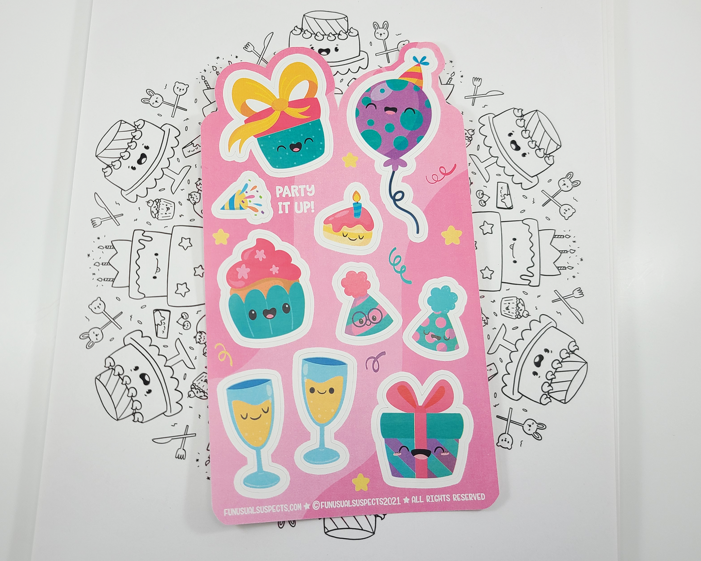 Party Sticker Sheet