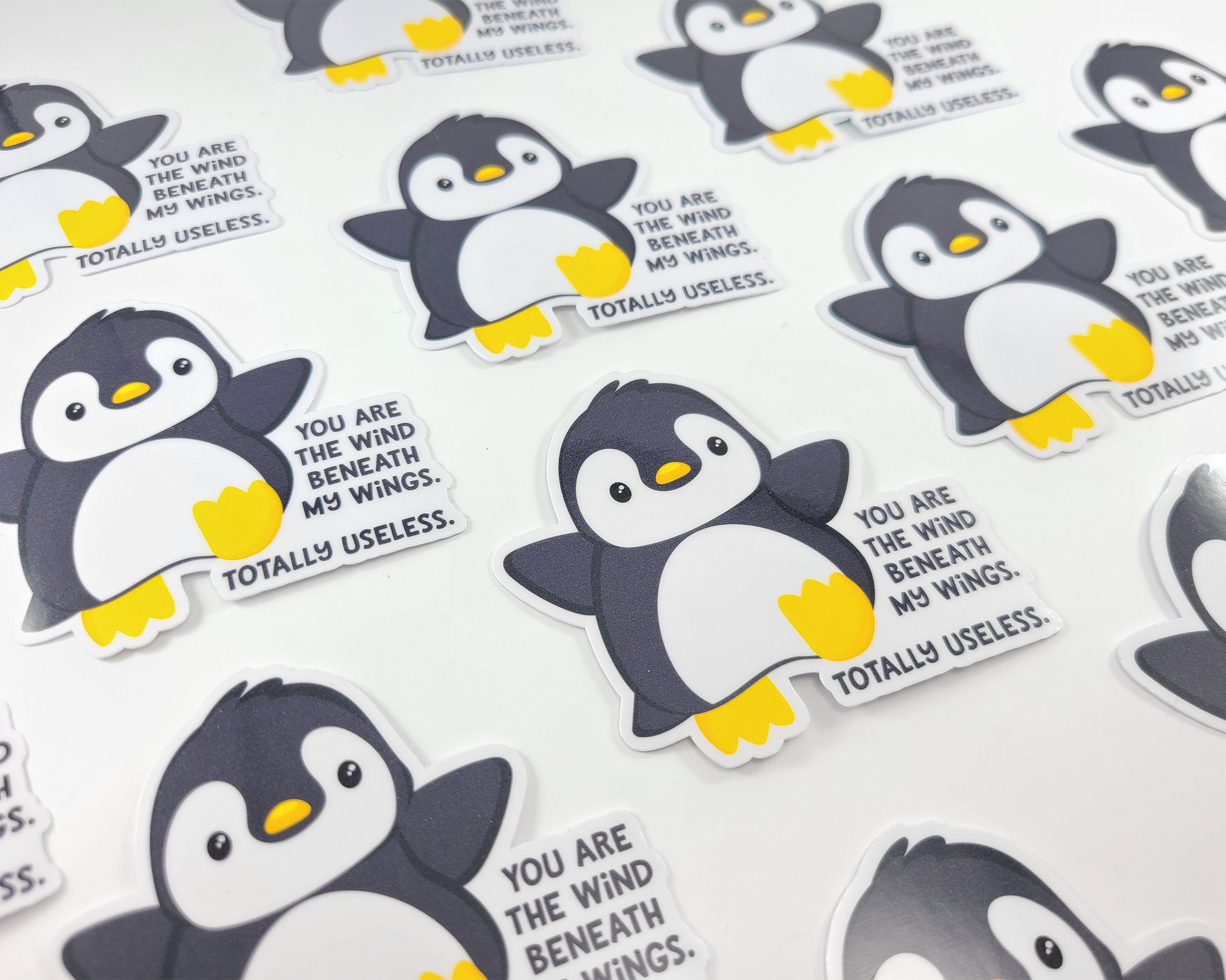 Penguin Wings Sticker