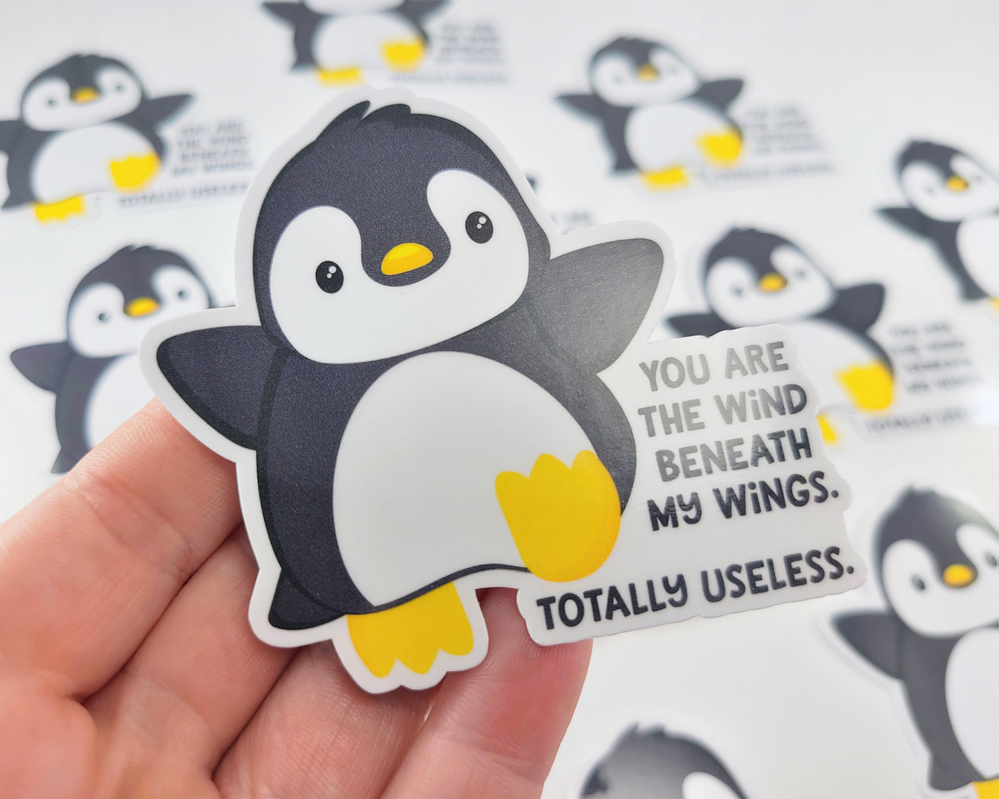 Penguin Wings Sticker