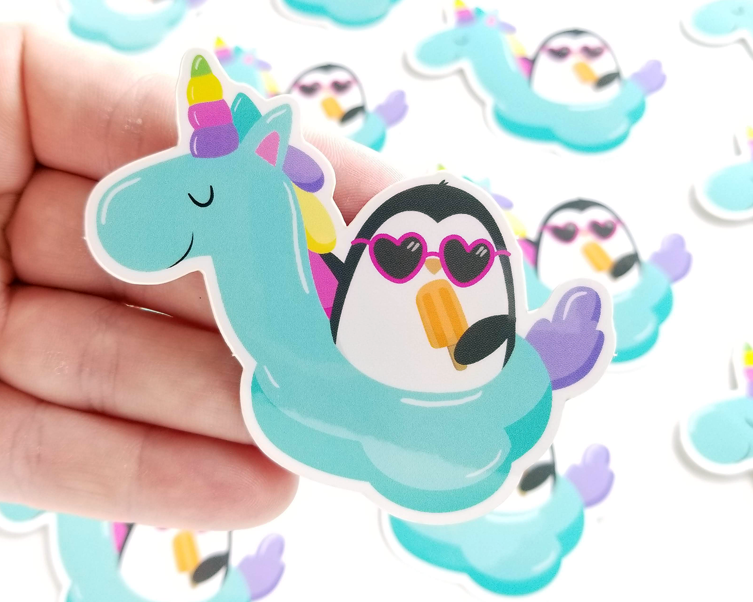 Penguin Pool Sticker