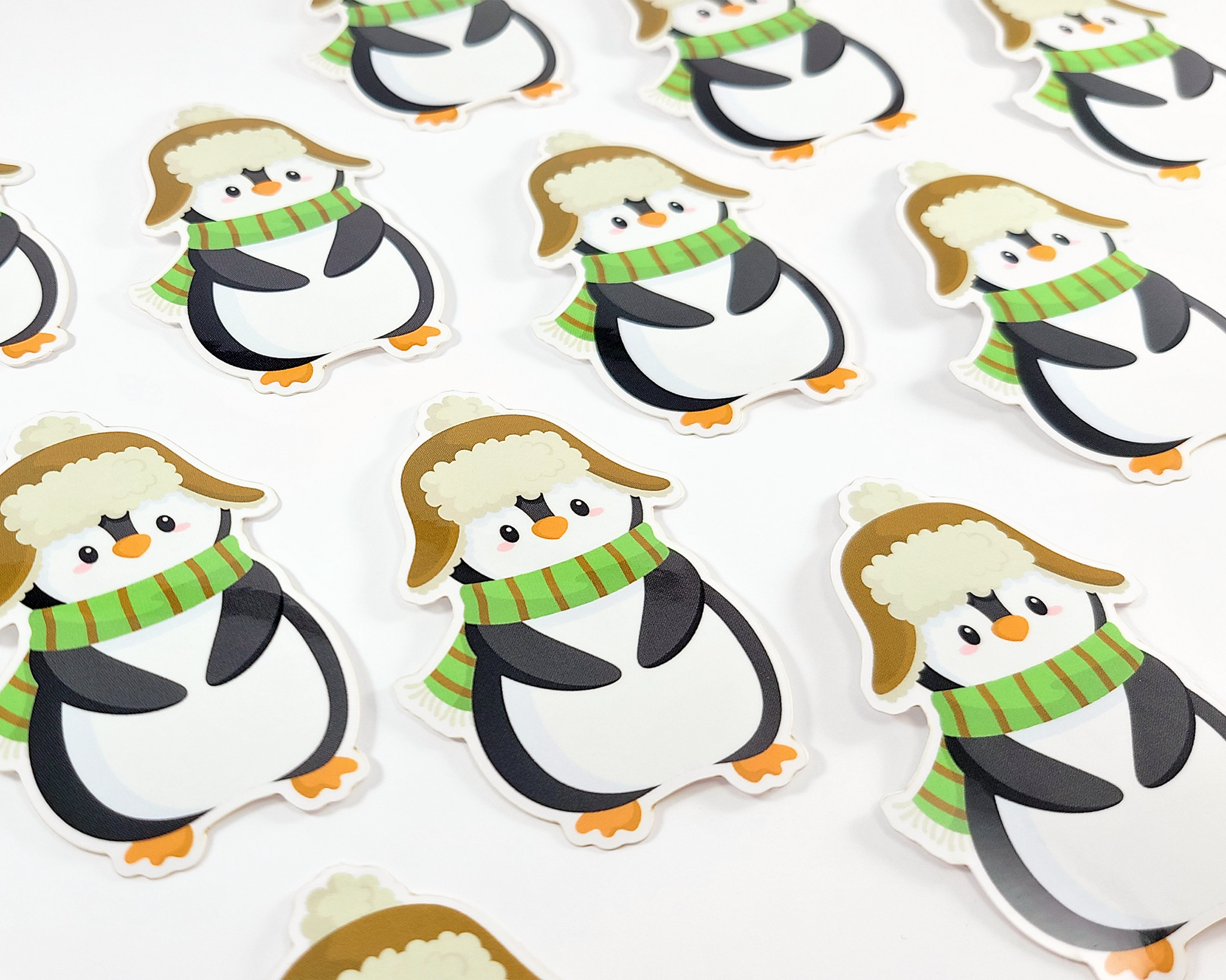 Winter stickers for kids  Penguin printable (2936592)