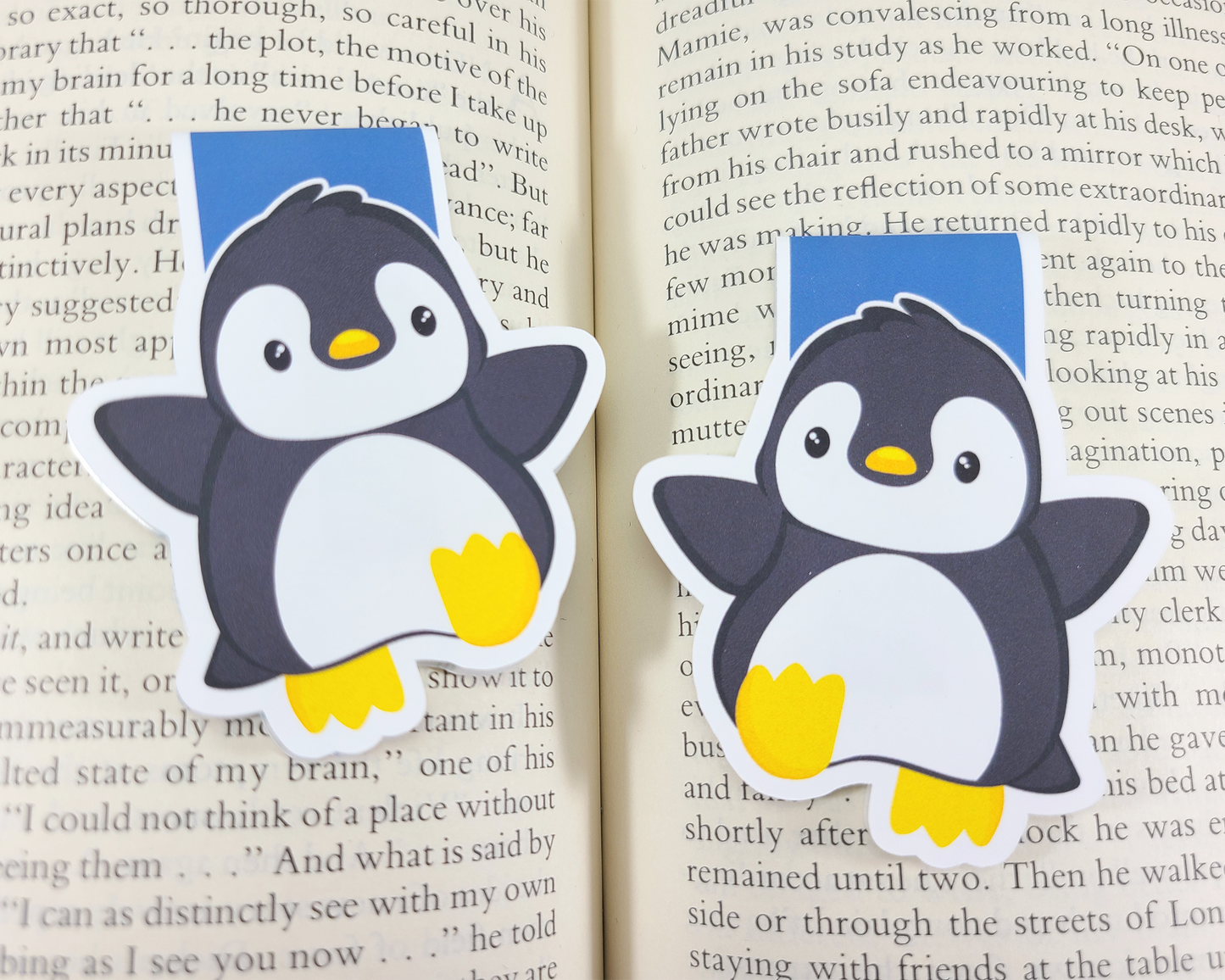 Penguin Waddle Magnetic Bookmark