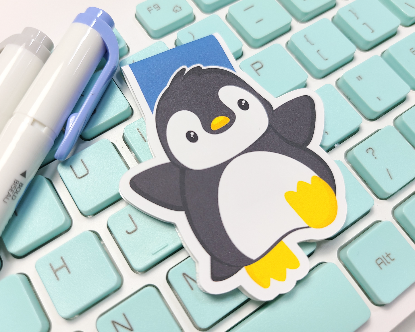 Penguin Waddle Magnetic Bookmark