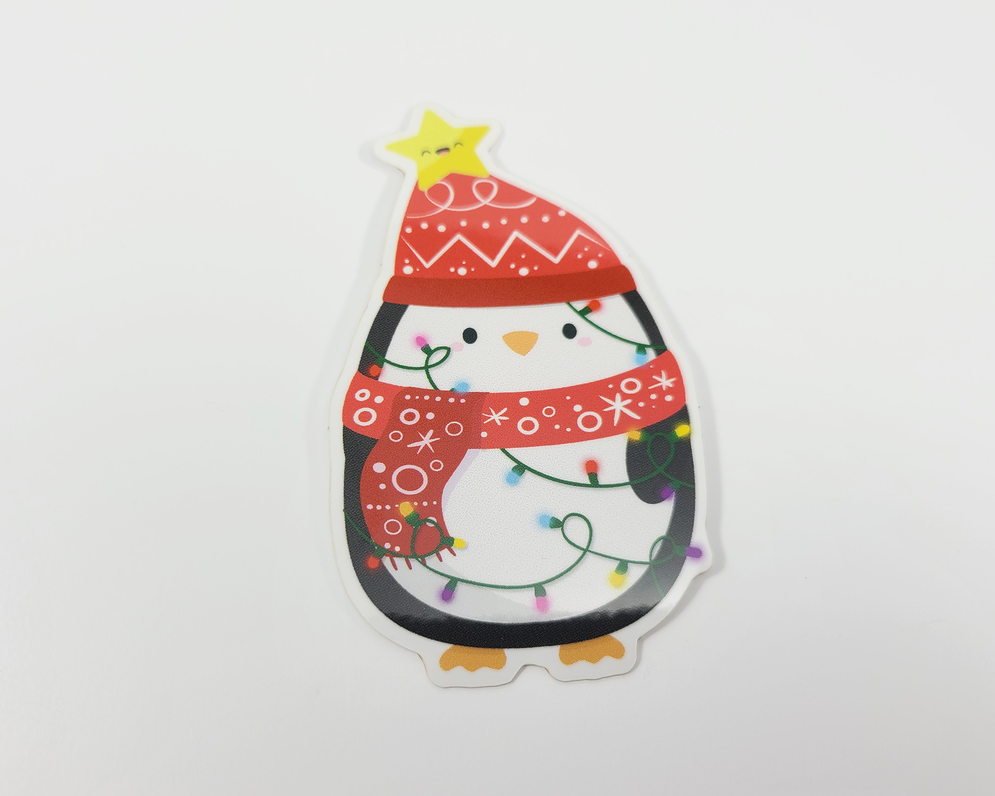 Penguin Christmas Sticker