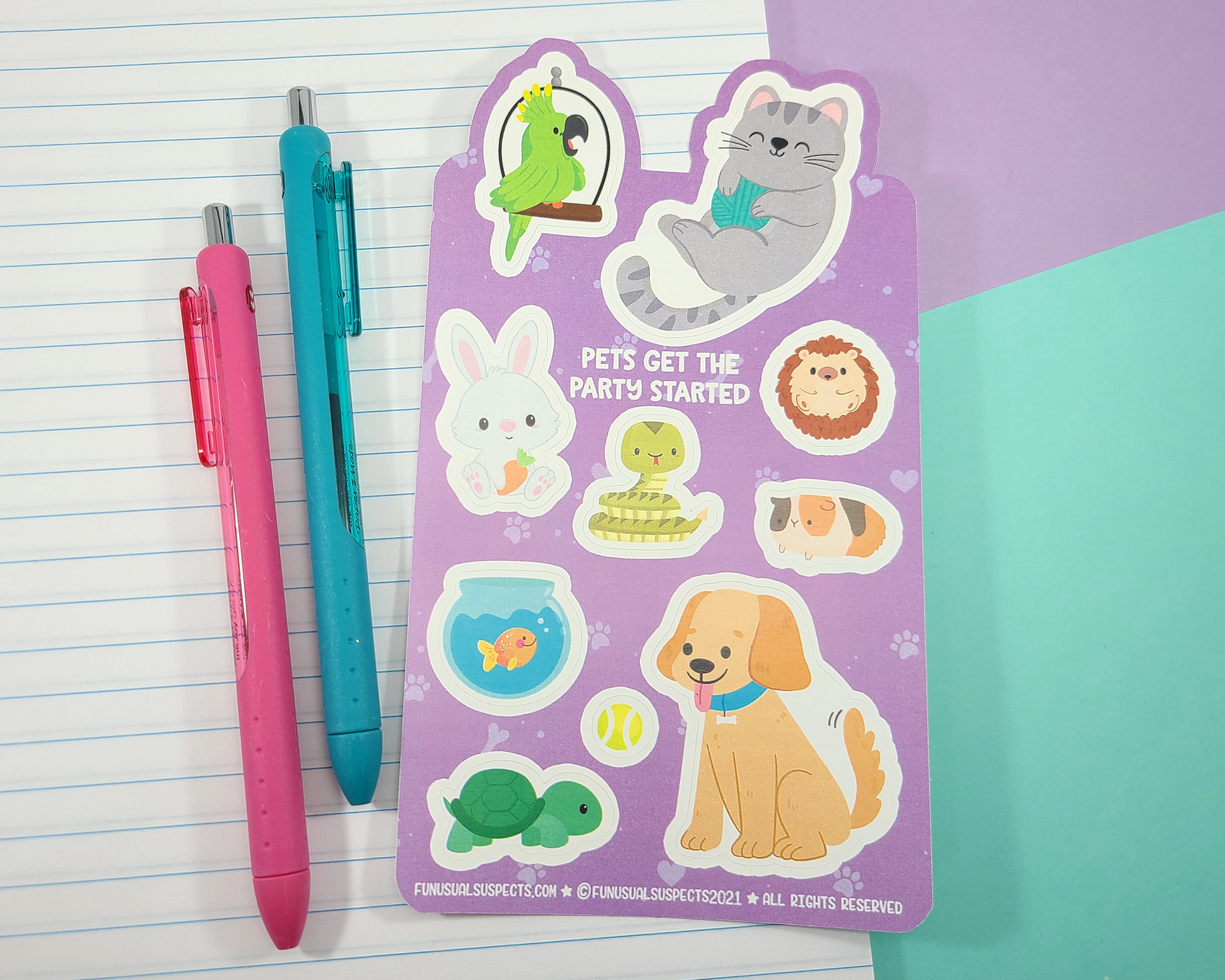 Pets Sticker Sheet