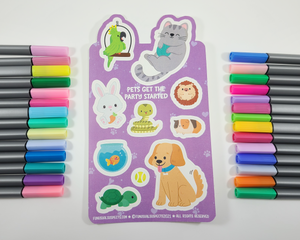Pets Sticker Sheet