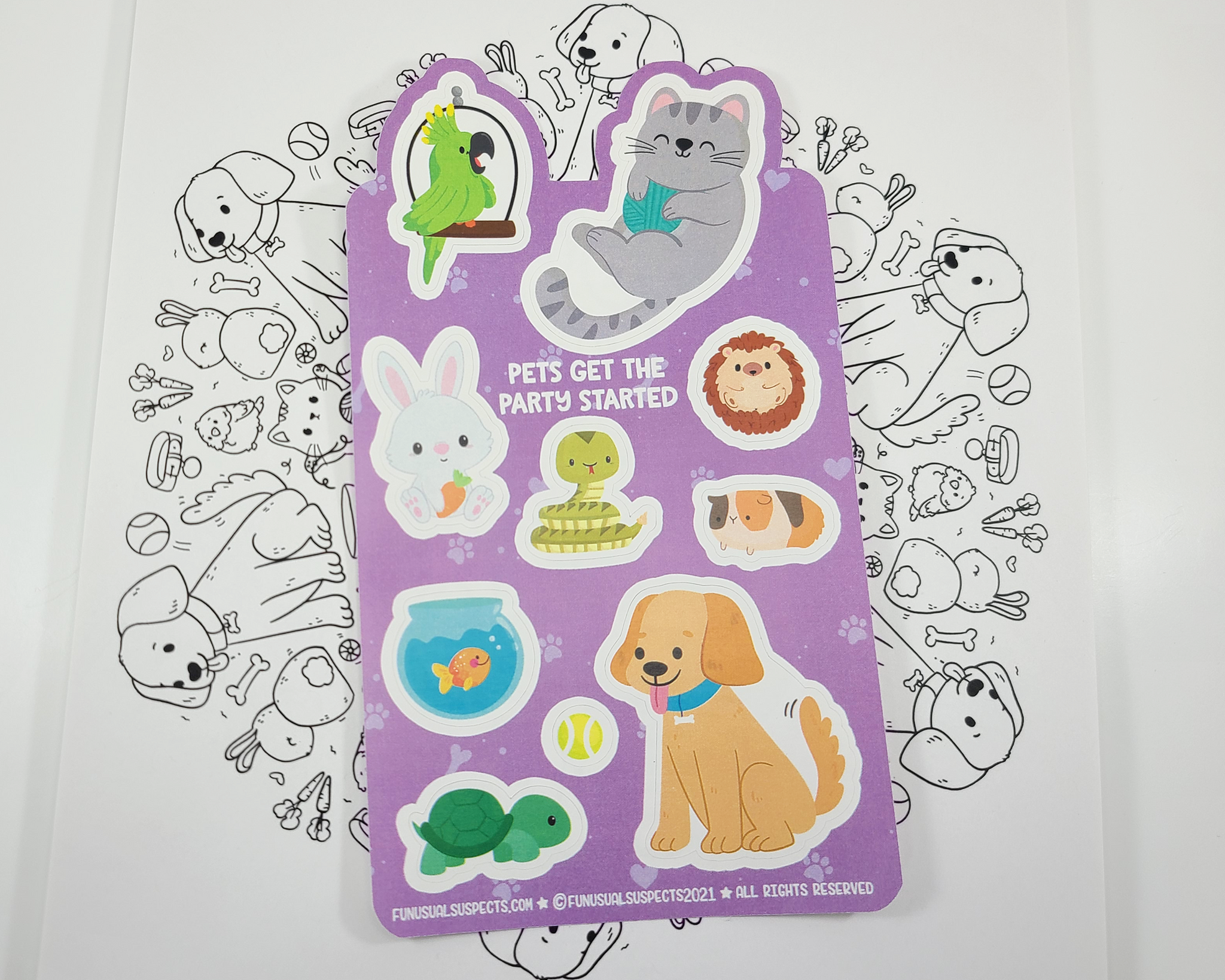 Pets Sticker Sheet