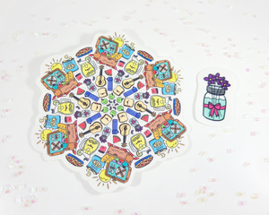 Picnic Mandala Sticker Set