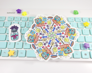 Picnic Mandala Sticker Set