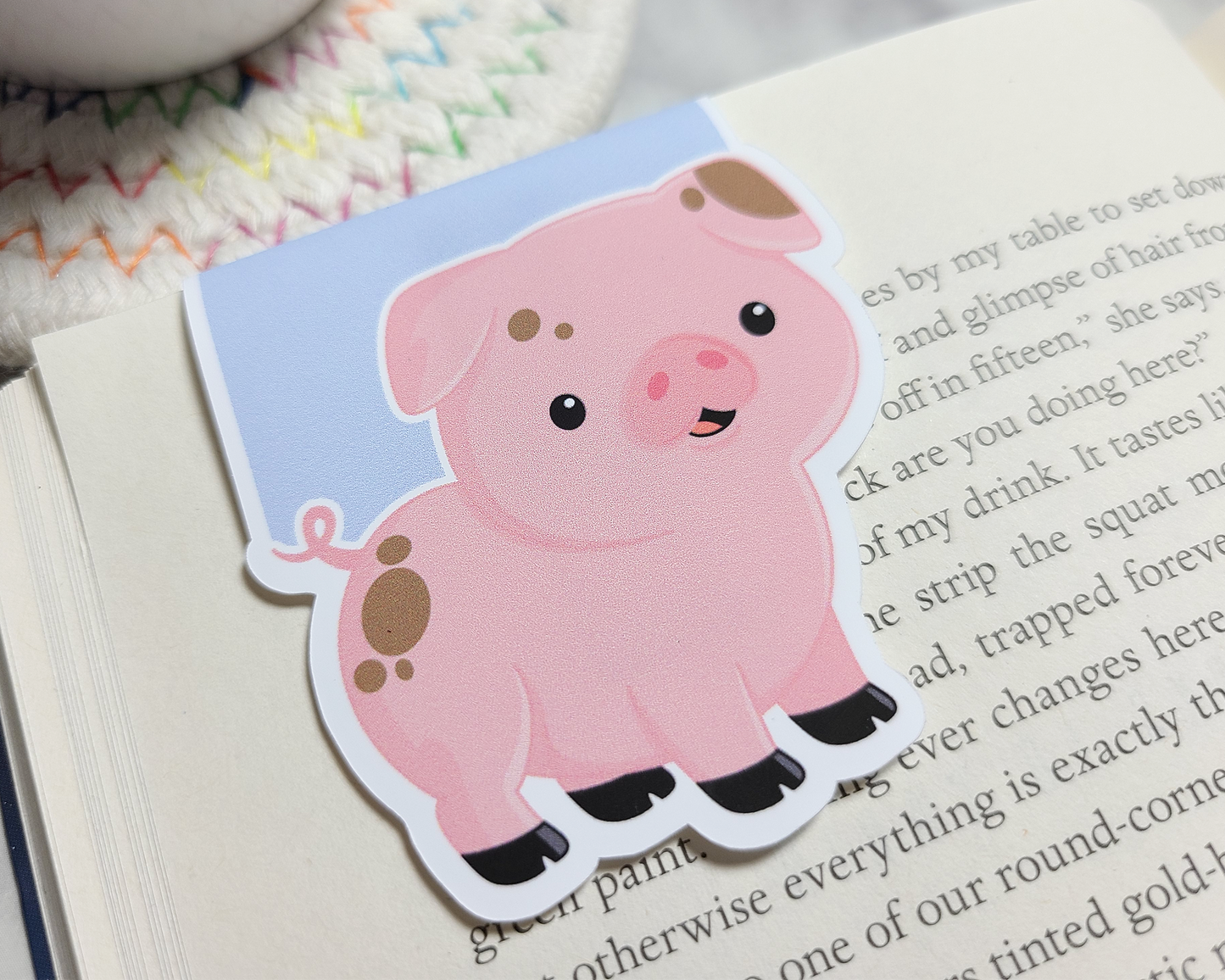 Pig Magnetic Bookmark