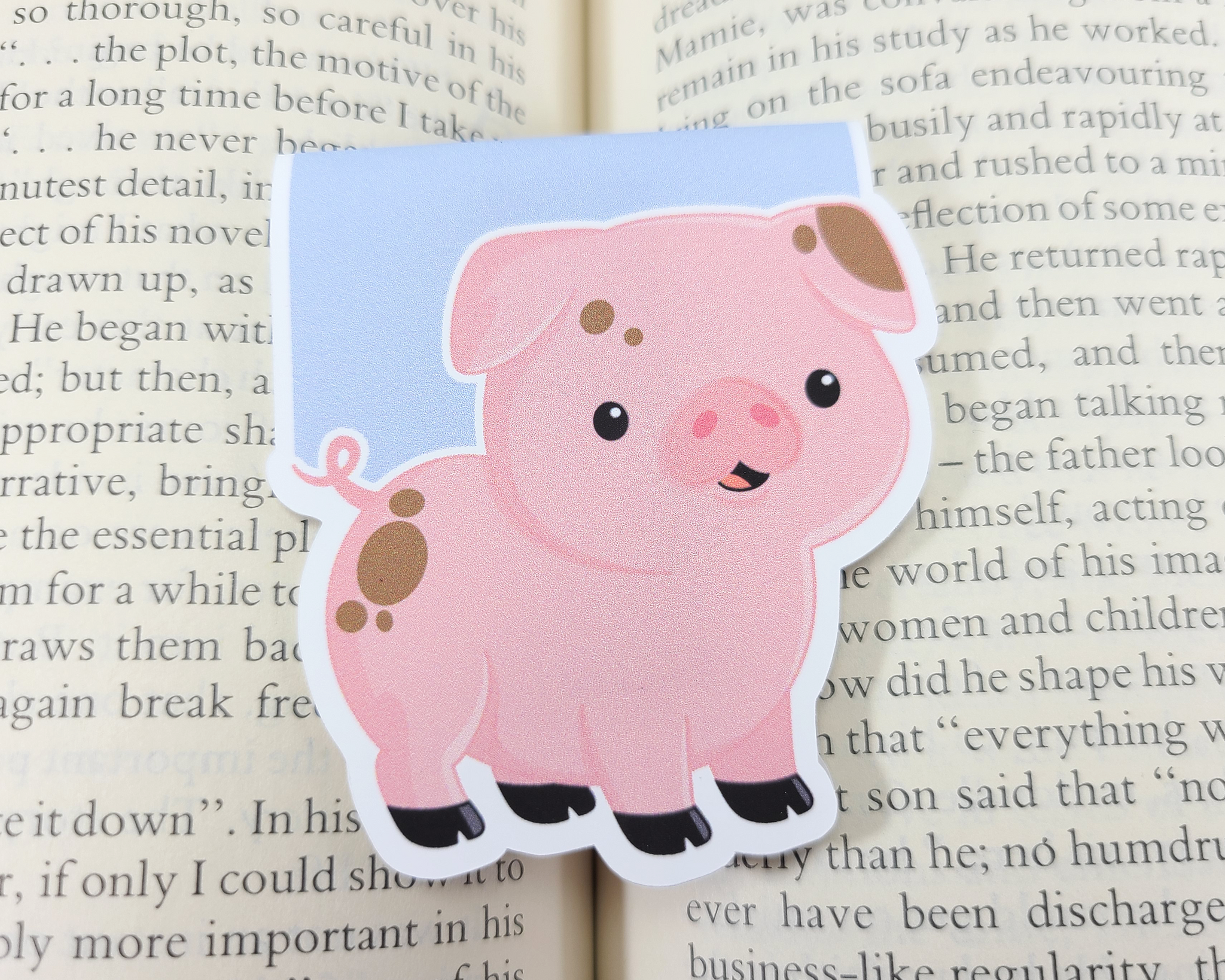 Pig Magnetic Bookmark