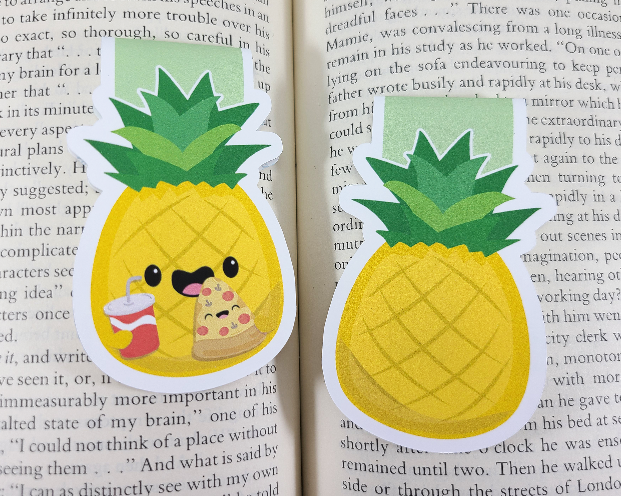 Pineapple Pizza Magnetic Bookmark
